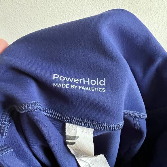 Fabletics Define Powerhold High Rise Legging 7/8 Women's S Blue Gym Athletic - Picture 5 of 7